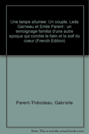 Une lampe allumée. Un couple, Léa Garneau et Émile Parent